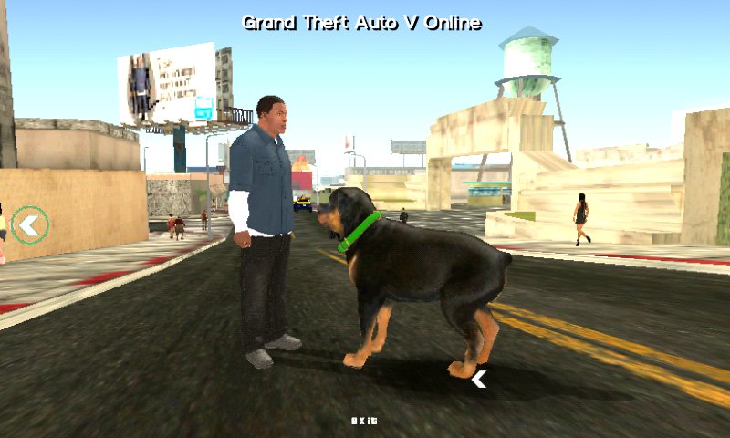 GTA San Andreas GTA V Franklin Dog(Chop) Mod for SA Mobile ...